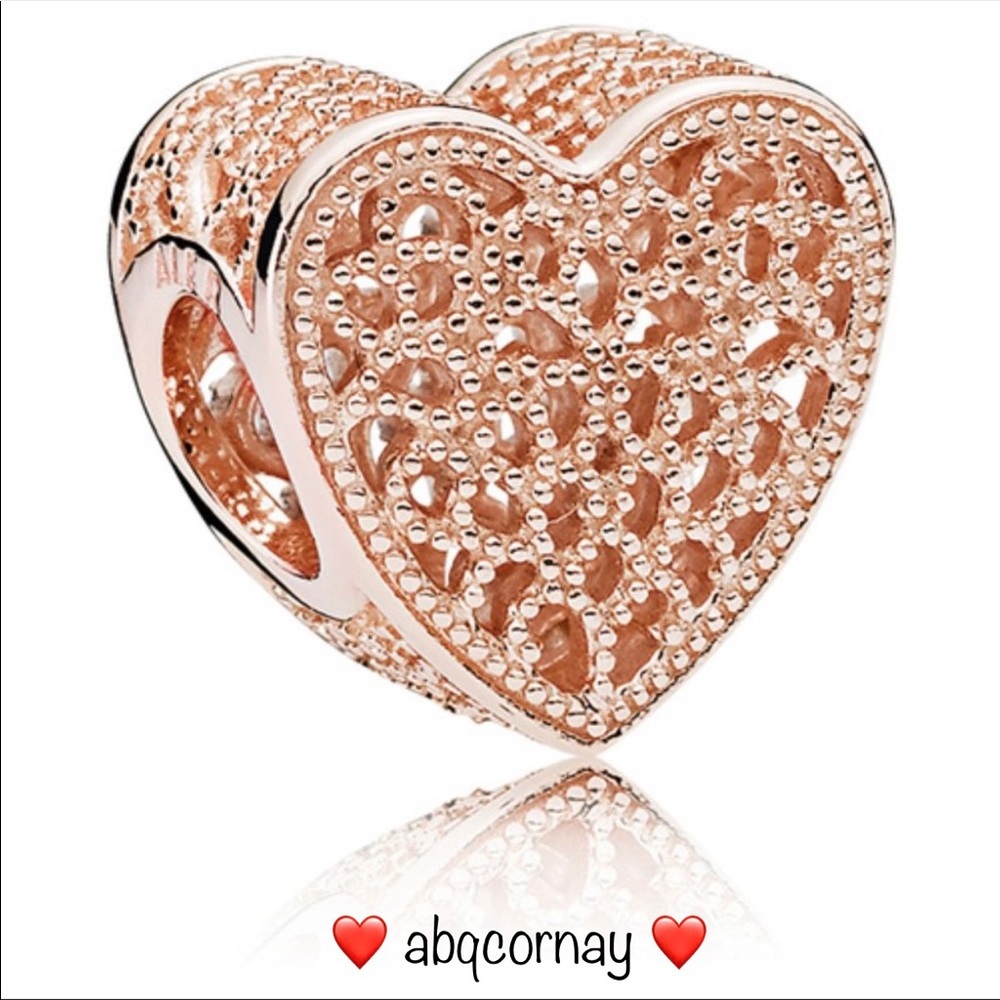 EUC Pandora 781811 Pandora Rose Filled with Romance Charm